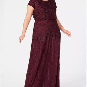 Adrianna Papell Sequined Gown